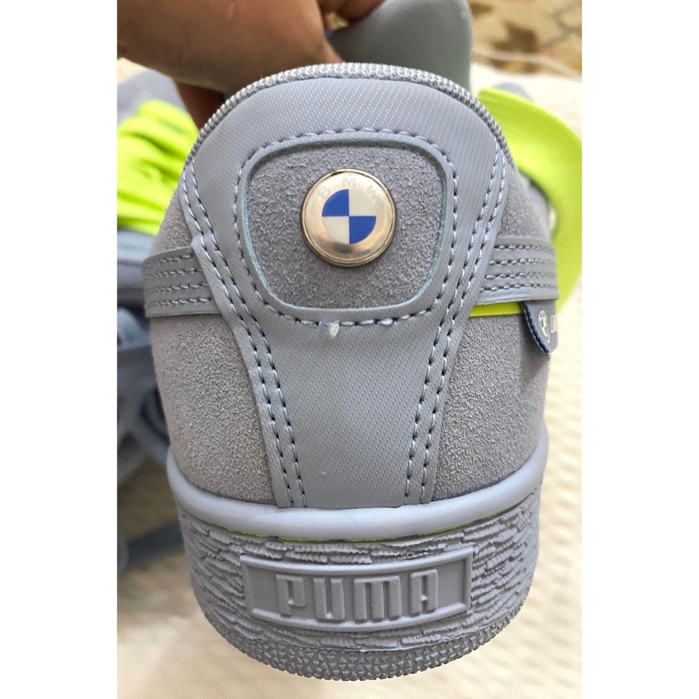 Puma Suede XL BMW M Motorsport M4 CSL Grey Sheen Green 308706-03 Mens Size 12 - Picture 3 of 5